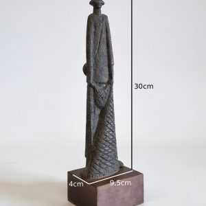 Corbiniano Lins escultura de Pescador