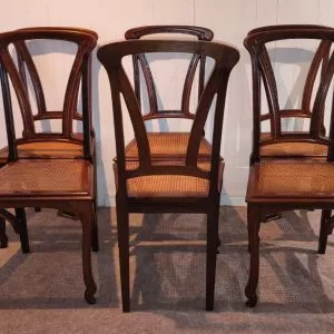 6 cadeiras Art Nouveau